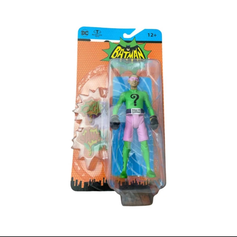 Batman ‘66 The Riddler Boxing Action Figure // McFarlane Toys // NEW in box